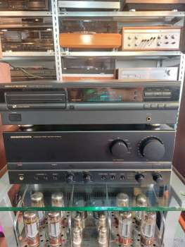 Preview: Marantz CD-42 MK II  CD Player von 1991 in schwarz mit Fernbedienung